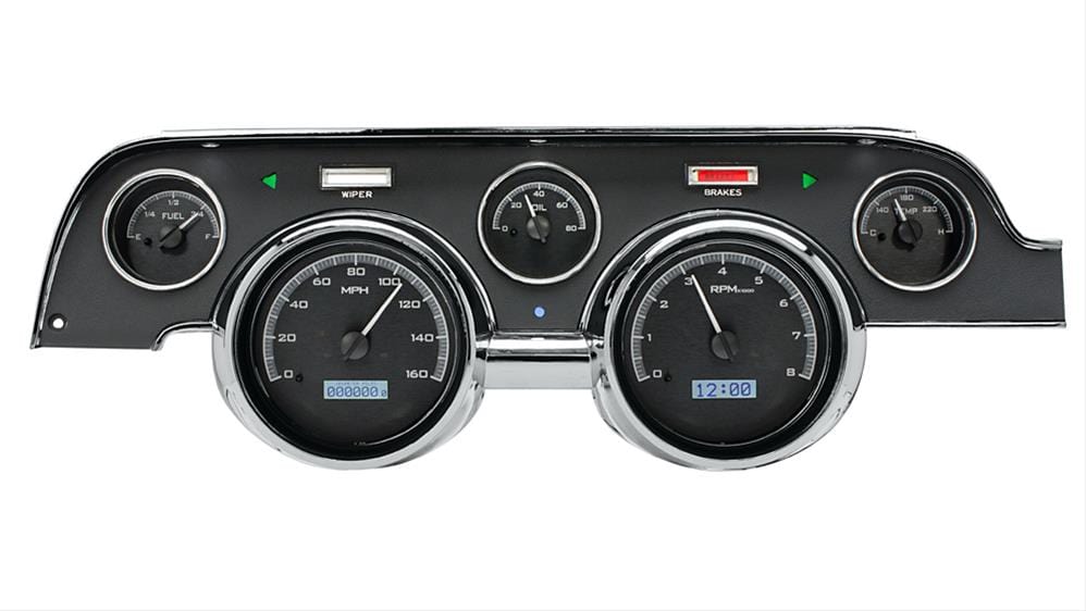 Dakota Digital Dakota Digital VHX Series Direct-Fit Analog Gauge Systems VHX-67F-MUS-K-W Autofit