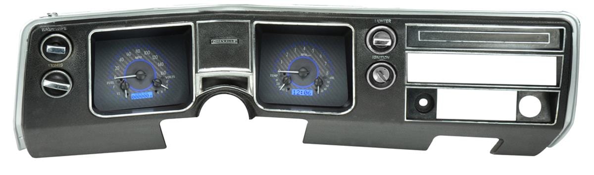 Dakota Digital Dakota Digital VHX Series Direct-Fit Analog Gauge Systems VHX-68C-CVL-C-B Autofit