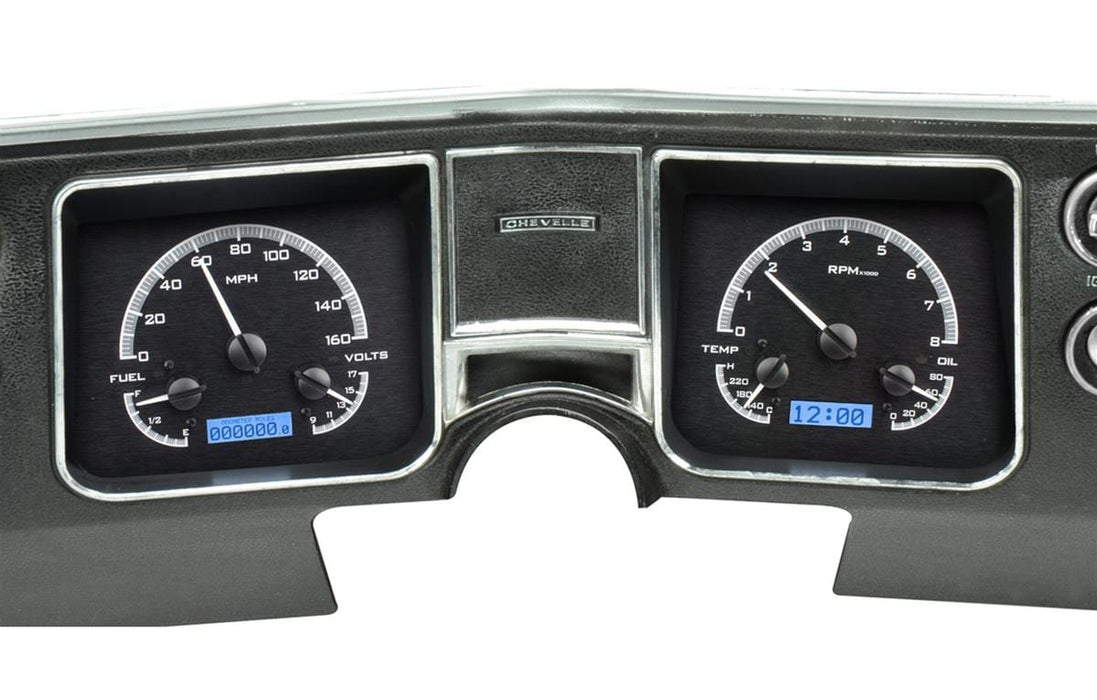 Dakota Digital Dakota Digital VHX Series Direct-Fit Analog Gauge Systems VHX-68C-CVL-K-B Autofit