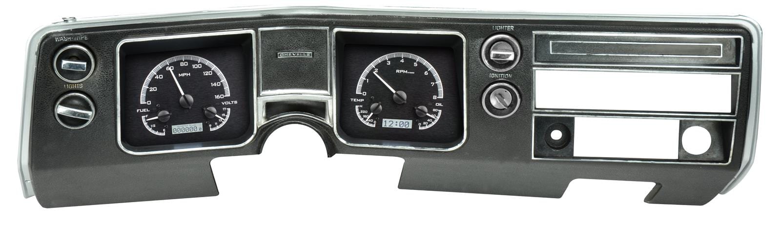 Dakota Digital Dakota Digital VHX Series Direct-Fit Analog Gauge Systems VHX-68C-CVL-K-W Autofit
