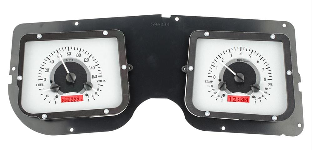 Dakota Digital Dakota Digital VHX Series Direct-Fit Analog Gauge Systems VHX-68C-CVL-S-R Autofit