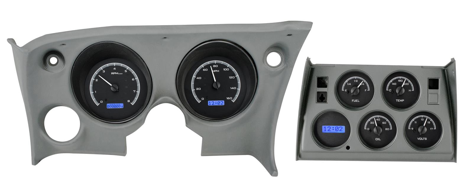 Dakota Digital Dakota Digital VHX Series Direct-Fit Analog Gauge Systems VHX-68C-VET-K-B Autofit