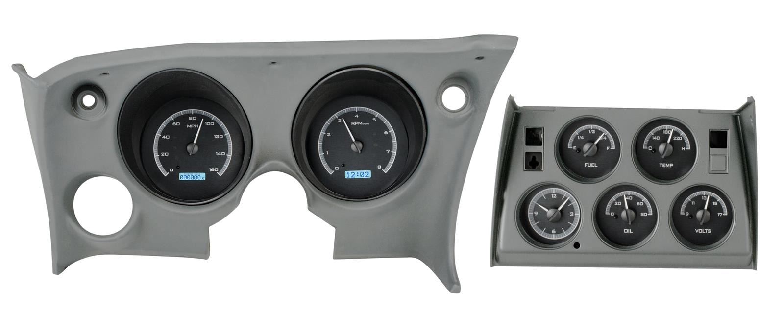 Dakota Digital Dakota Digital VHX Series Direct-Fit Analog Gauge Systems VHX-68C-VTA-K-W Autofit