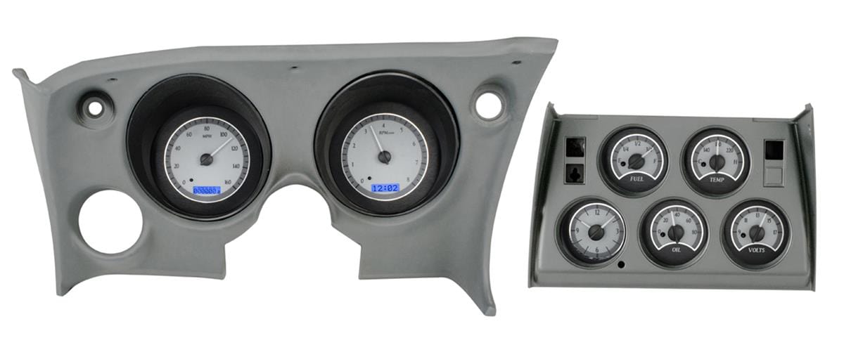 Dakota Digital Dakota Digital VHX Series Direct-Fit Analog Gauge Systems VHX-68C-VTA-S-B Autofit