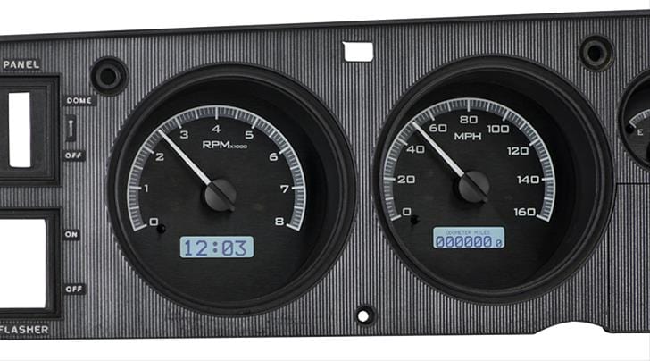 Dakota Digital Dakota Digital VHX Series Direct-Fit Analog Gauge Systems VHX-68D-CHG-K-B Autofit
