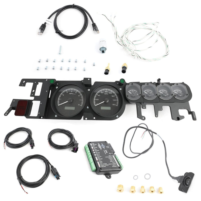 Dakota Digital Dakota Digital VHX Series Direct-Fit Analog Gauge Systems VHX-68D-CHG-K-R Autofit