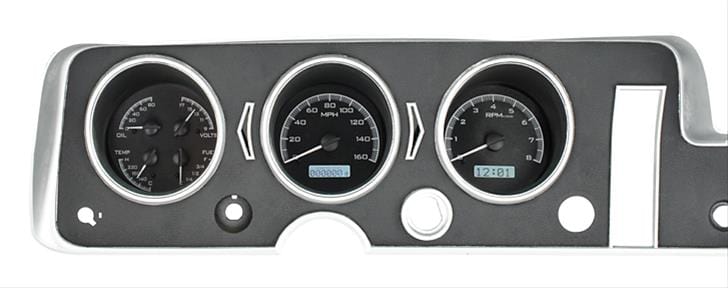 Dakota Digital Dakota Digital VHX Series Direct-Fit Analog Gauge Systems VHX-68P-GTO-K-W Autofit