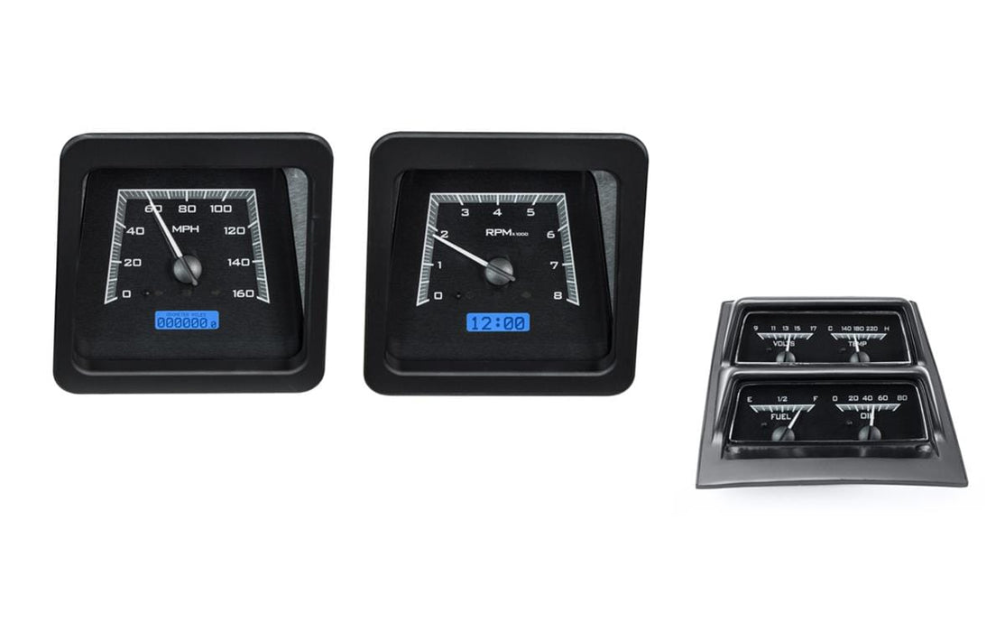 Dakota Digital Dakota Digital VHX Series Direct-Fit Analog Gauge Systems VHX-69C-CAC-K-B Autofit