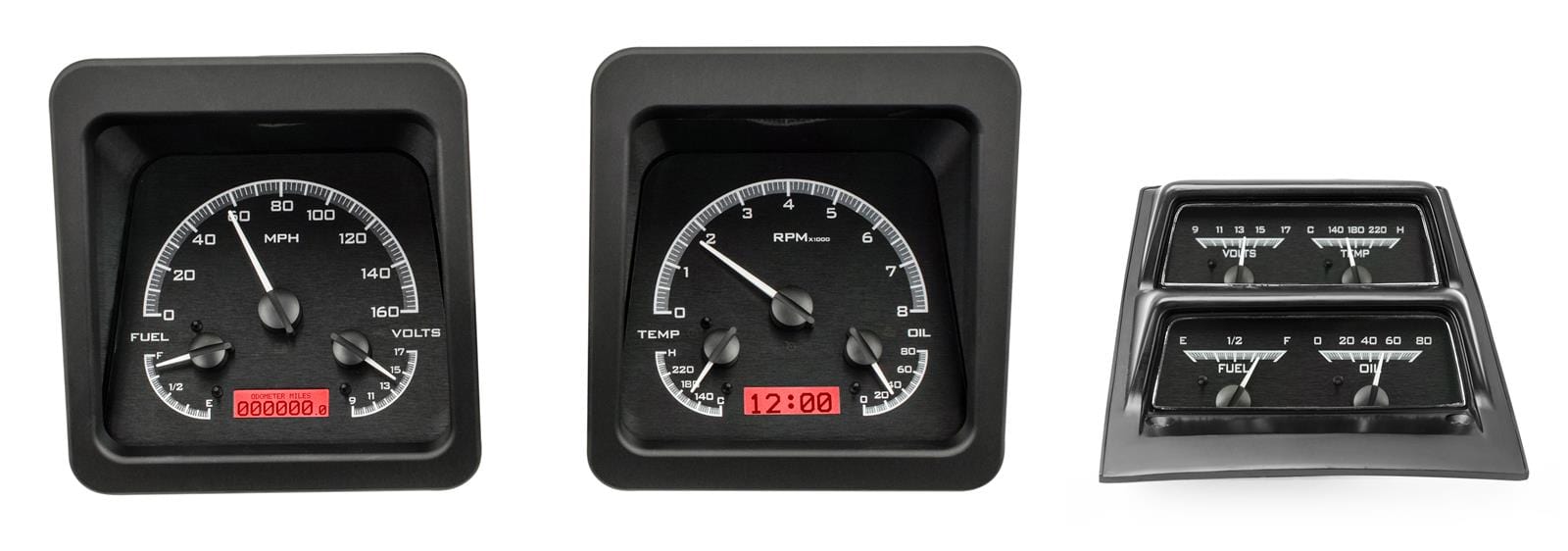 Dakota Digital Dakota Digital VHX Series Direct-Fit Analog Gauge Systems VHX-69C-CAC-K-R Autofit