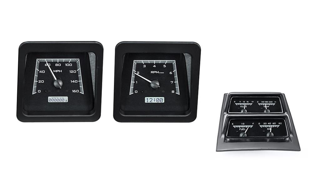 Dakota Digital Dakota Digital VHX Series Direct-Fit Analog Gauge Systems VHX-69C-CAC-K-W Autofit