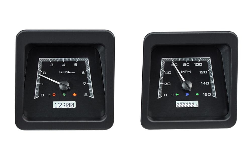 Dakota Digital Dakota Digital VHX Series Direct-Fit Analog Gauge Systems VHX-69C-CAC-K-W Autofit