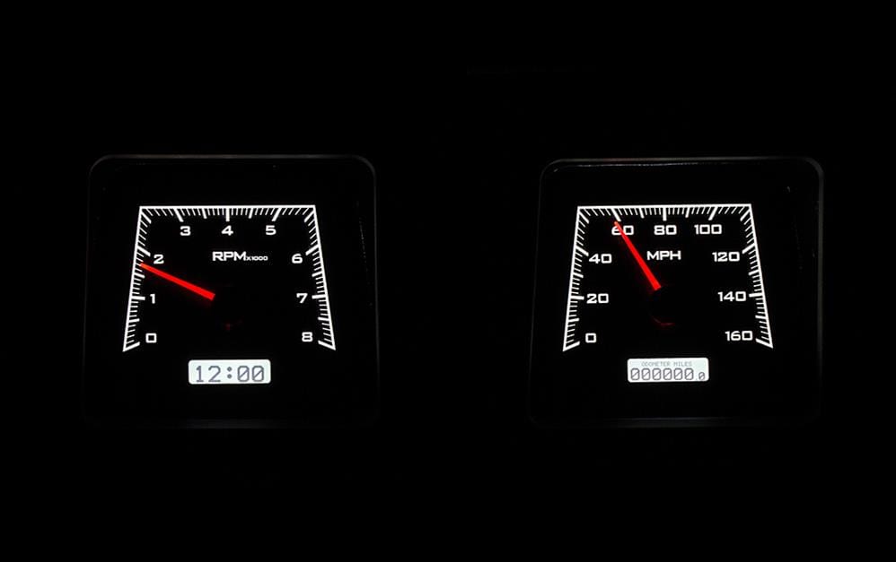 Dakota Digital Dakota Digital VHX Series Direct-Fit Analog Gauge Systems VHX-69C-CAC-K-W Autofit