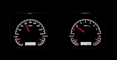 Dakota Digital Dakota Digital VHX Series Direct-Fit Analog Gauge Systems VHX-69C-CAM-K-W Autofit