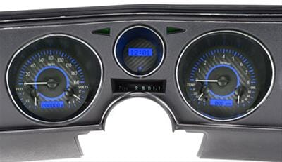 Dakota Digital Dakota Digital VHX Series Direct-Fit Analog Gauge Systems VHX-69C-CVL-C-B Autofit