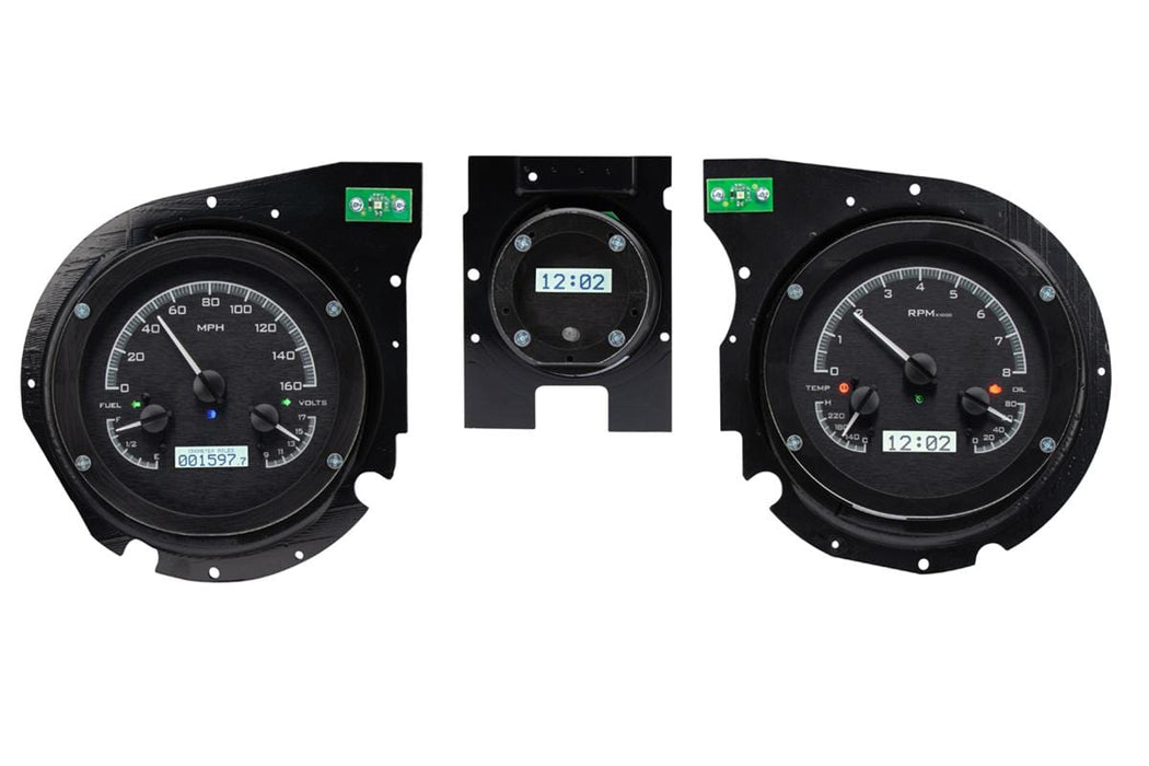 Dakota Digital Dakota Digital VHX Series Direct-Fit Analog Gauge Systems VHX-69C-CVL-K-W Autofit