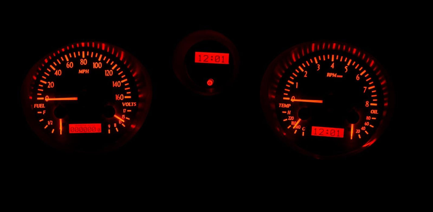 Dakota Digital Dakota Digital VHX Series Direct-Fit Analog Gauge Systems VHX-69C-CVL-S-R Autofit