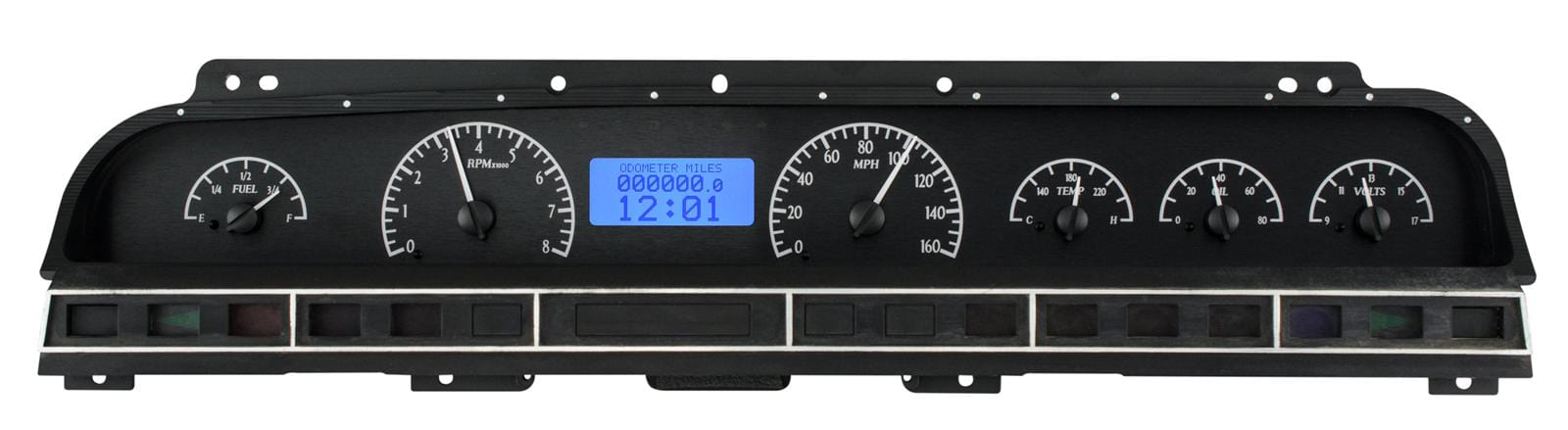 Dakota Digital Dakota Digital VHX Series Direct-Fit Analog Gauge Systems VHX-69C-IMP-K-B Autofit