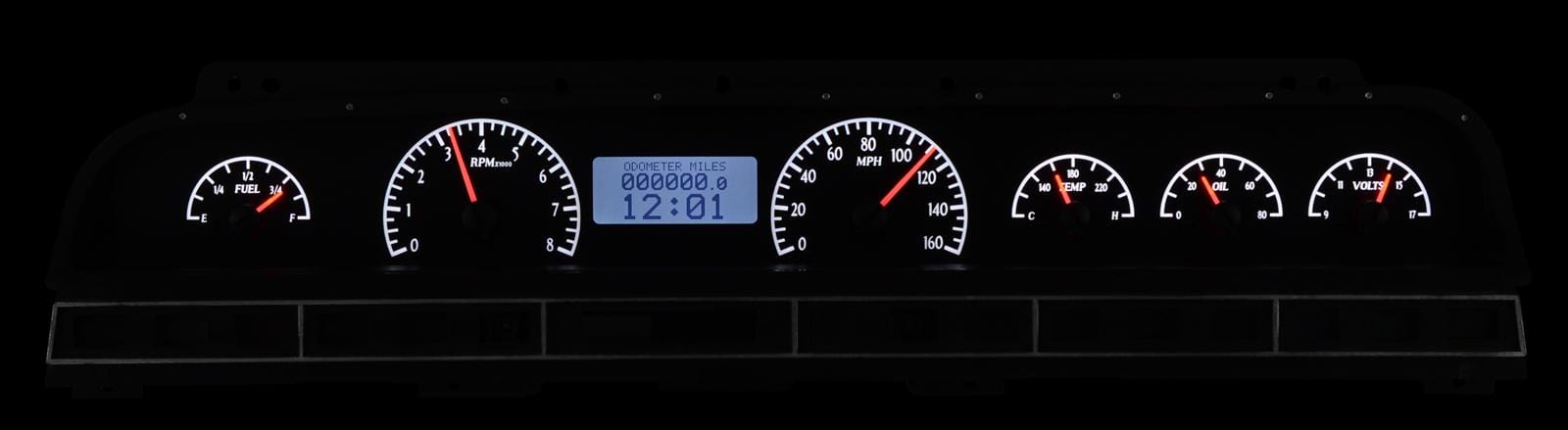 Dakota Digital Dakota Digital VHX Series Direct-Fit Analog Gauge Systems VHX-69C-IMP-K-W Autofit