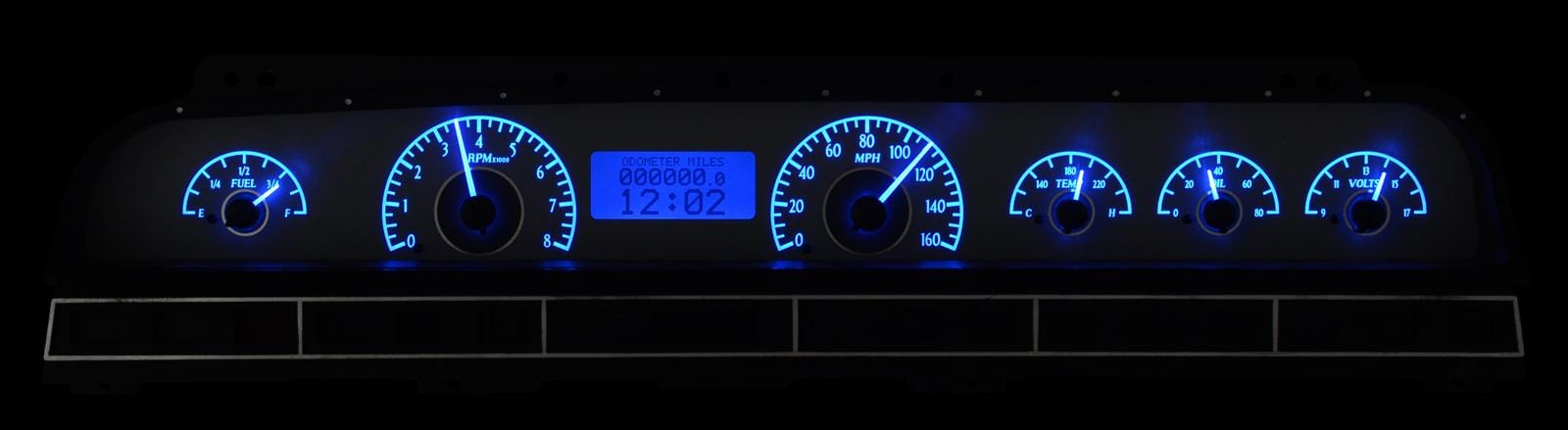 Dakota Digital Dakota Digital VHX Series Direct-Fit Analog Gauge Systems VHX-69C-IMP-S-B Autofit
