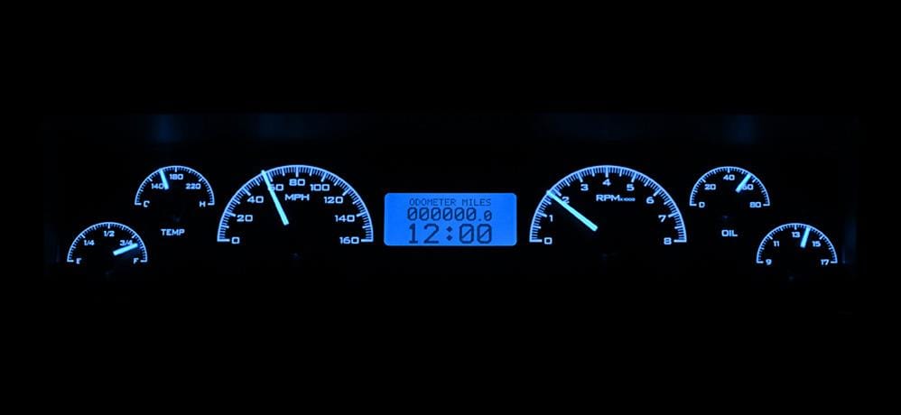 Dakota Digital Dakota Digital VHX Series Direct-Fit Analog Gauge Systems VHX-69C-NOV-K-B Autofit