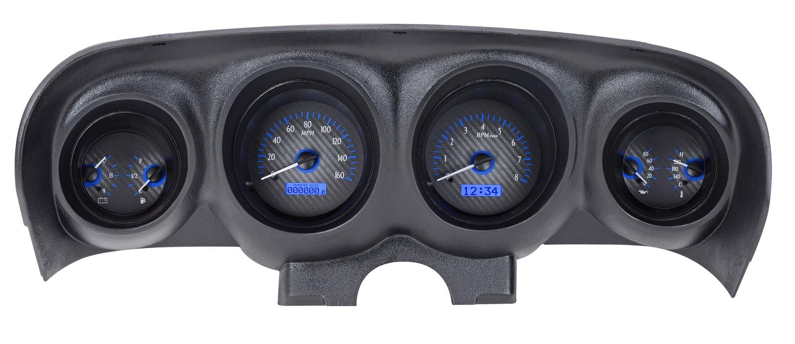 Dakota Digital Dakota Digital VHX Series Direct-Fit Analog Gauge Systems VHX-69F-MUS-C-B Autofit