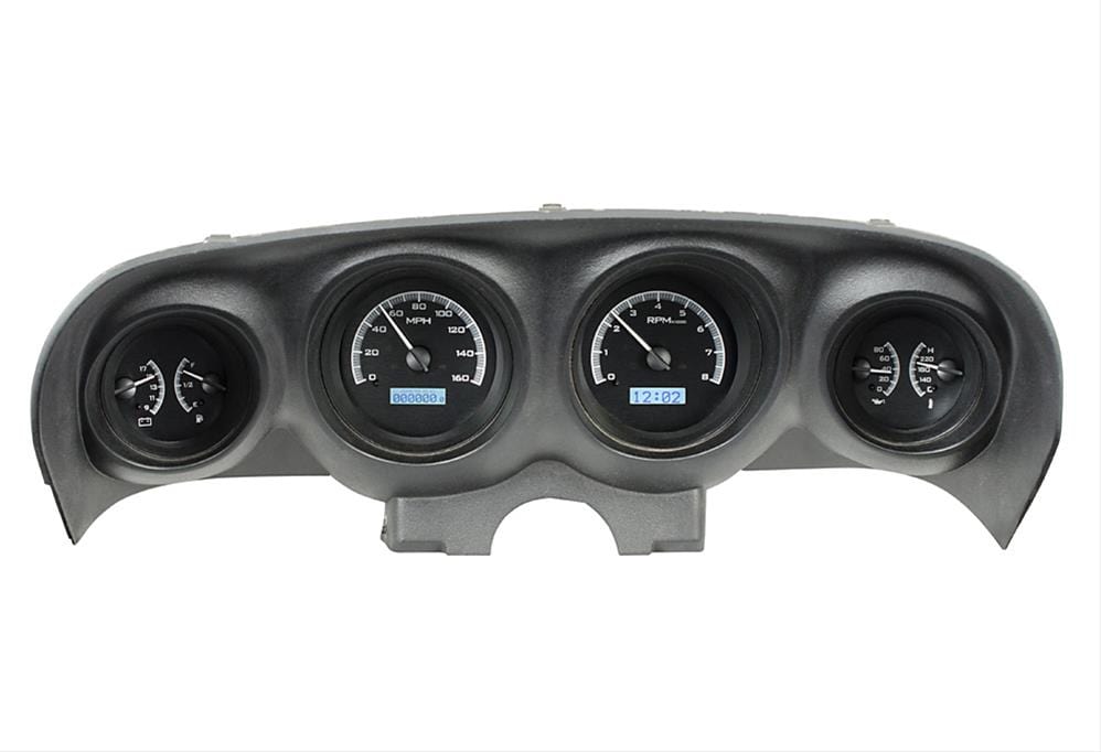 Dakota Digital Dakota Digital VHX Series Direct-Fit Analog Gauge Systems VHX-69F-MUS-K-W Autofit