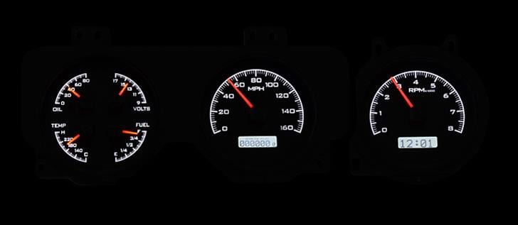 Dakota Digital Dakota Digital VHX Series Direct-Fit Analog Gauge Systems VHX-69P-GTO-C-R Autofit