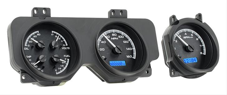 Dakota Digital Dakota Digital VHX Series Direct-Fit Analog Gauge Systems VHX-69P-GTO-K-B Autofit