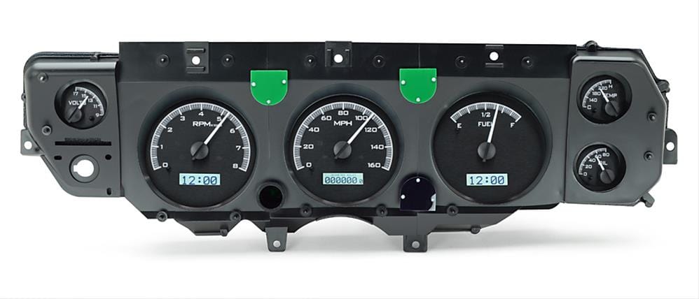 Dakota Digital Dakota Digital VHX Series Direct-Fit Analog Gauge Systems VHX-70C-CVL-K-B Autofit
