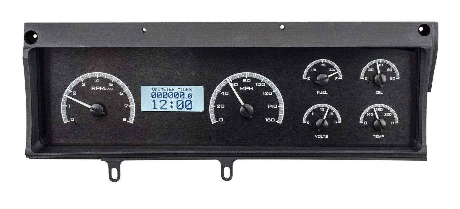 Dakota Digital Dakota Digital VHX Series Direct-Fit Analog Gauge Systems VHX-70C-MAL-K-W Autofit