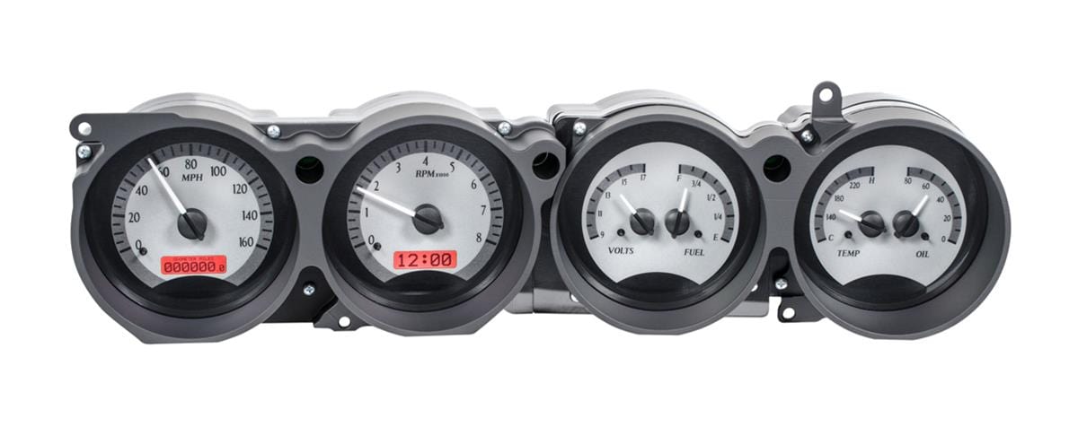 Dakota Digital Dakota Digital VHX Series Direct-Fit Analog Gauge Systems VHX-70D-CLG-S-R Autofit