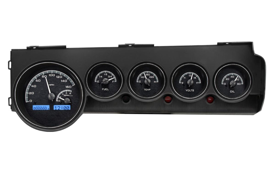 Dakota Digital Dakota Digital VHX Series Direct-Fit Analog Gauge Systems VHX-70D-STD-K-B Autofit