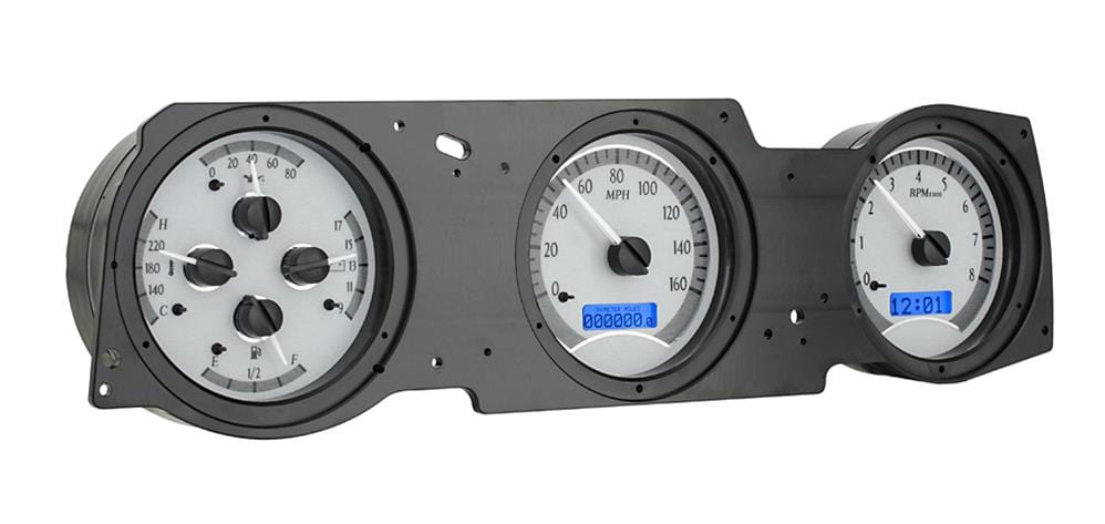 Dakota Digital Dakota Digital VHX Series Direct-Fit Analog Gauge Systems VHX-70O-CUT-S-B Autofit