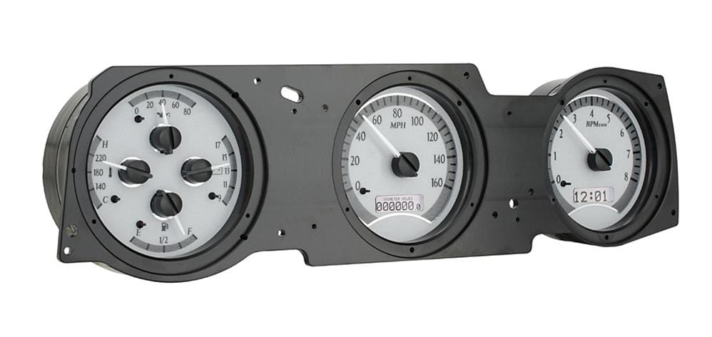 Dakota Digital Dakota Digital VHX Series Direct-Fit Analog Gauge Systems VHX-70O-CUT-S-W Autofit