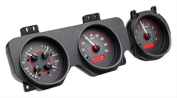 Dakota Digital Dakota Digital VHX Series Direct-Fit Analog Gauge Systems VHX-70P-GTO-C-B Autofit