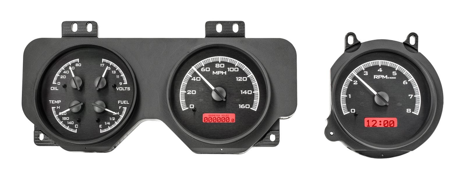 Dakota Digital Dakota Digital VHX Series Direct-Fit Analog Gauge Systems VHX-70P-GTO-K-R Autofit