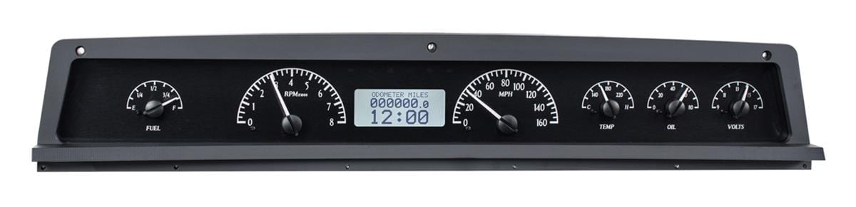Dakota Digital Dakota Digital VHX Series Direct-Fit Analog Gauge Systems VHX-71C-CAP-K-W Autofit