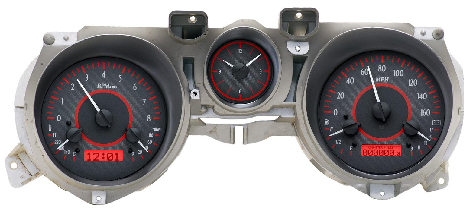 Dakota Digital Dakota Digital VHX Series Direct-Fit Analog Gauge Systems VHX-71F-MUS-S-R Autofit