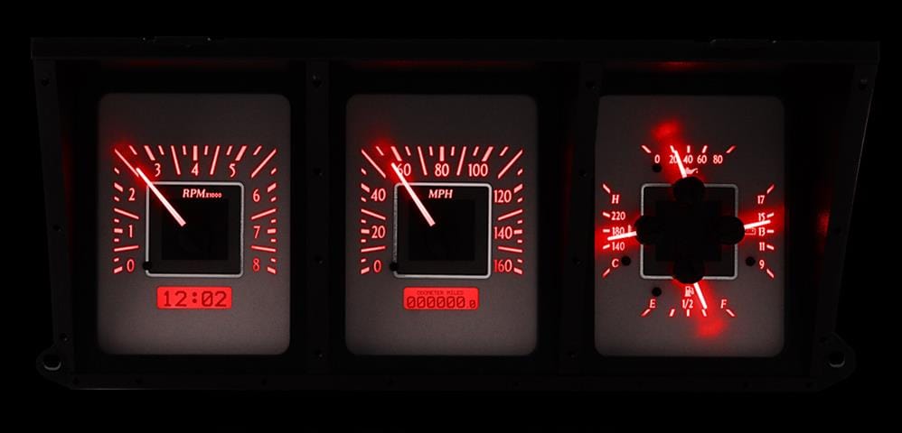 Dakota Digital Dakota Digital VHX Series Direct-Fit Analog Gauge Systems VHX-73F-PU-S-R Autofit