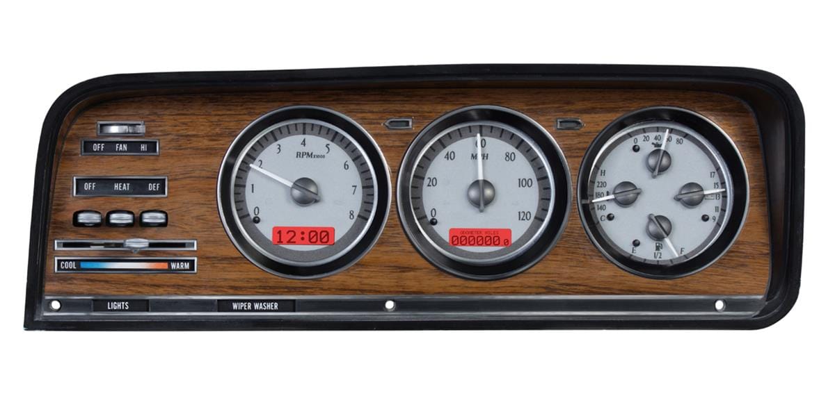 Dakota Digital Dakota Digital VHX Series Direct-Fit Analog Gauge Systems VHX-73J-WAG-S-R Autofit