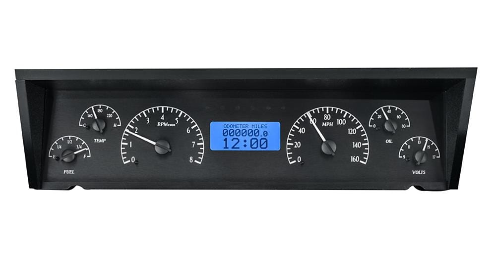 Dakota Digital Dakota Digital VHX Series Direct-Fit Analog Gauge Systems VHX-77C-CAP-K-B Autofit