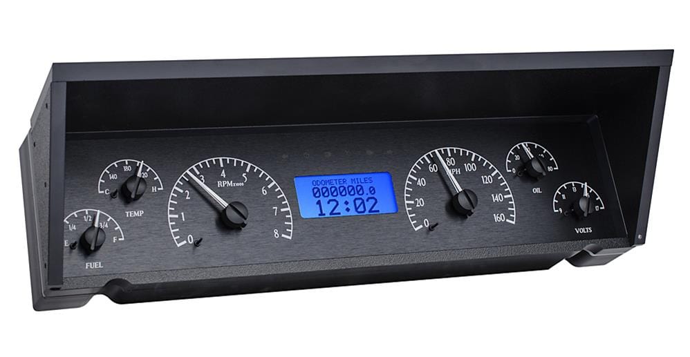Dakota Digital Dakota Digital VHX Series Direct-Fit Analog Gauge Systems VHX-77C-CAP-K-B Autofit