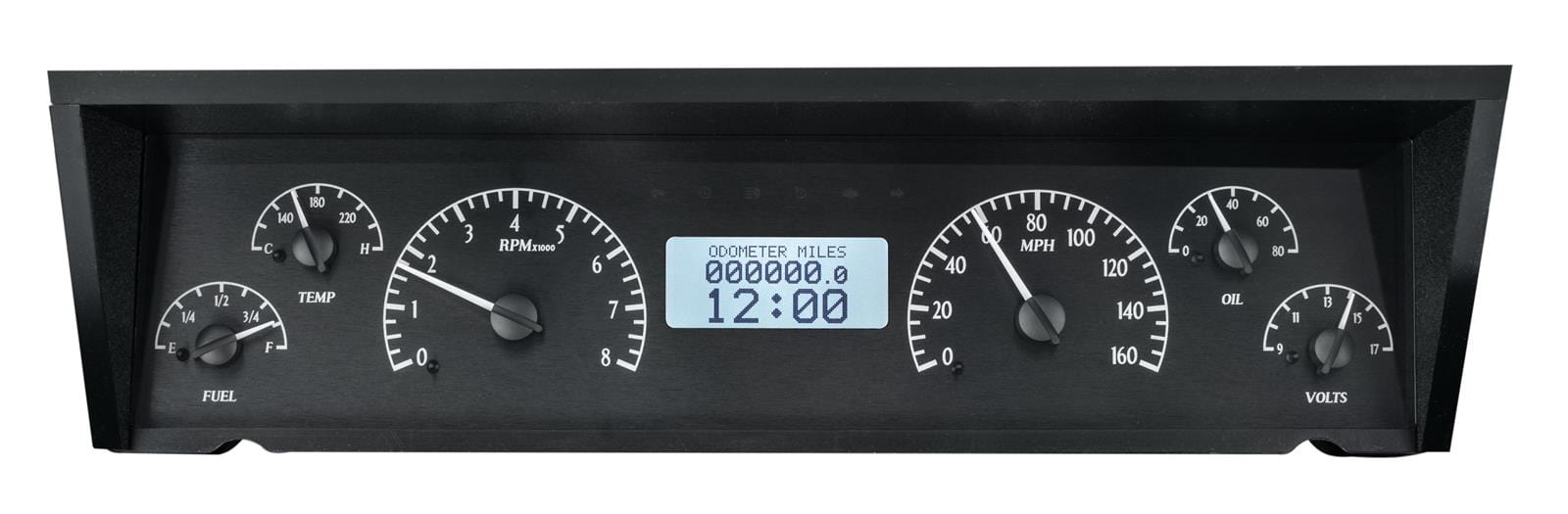 Dakota Digital Dakota Digital VHX Series Direct-Fit Analog Gauge Systems VHX-77C-CAP-K-W Autofit