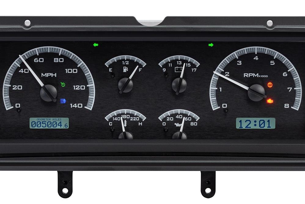 Dakota Digital Dakota Digital VHX Series Direct-Fit Analog Gauge Systems VHX-78C-MAL-K-W Autofit