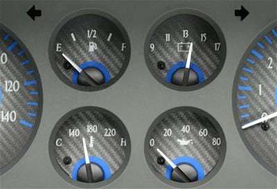 Dakota Digital Dakota Digital VHX Series Direct-Fit Analog Gauge Systems VHX-78C-MC-C-B Autofit