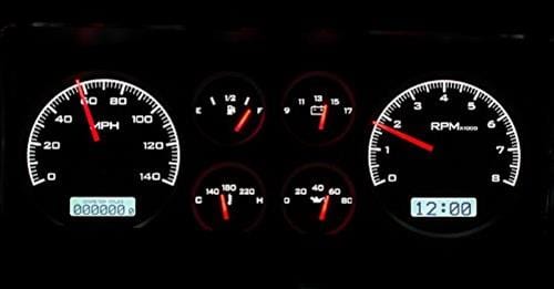Dakota Digital Dakota Digital VHX Series Direct-Fit Analog Gauge Systems VHX-78C-MC-K-W Autofit