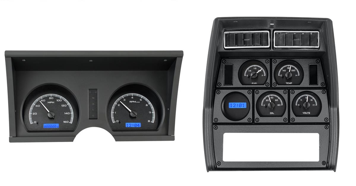 Dakota Digital Dakota Digital VHX Series Direct-Fit Analog Gauge Systems VHX-78C-VET-K-B Autofit