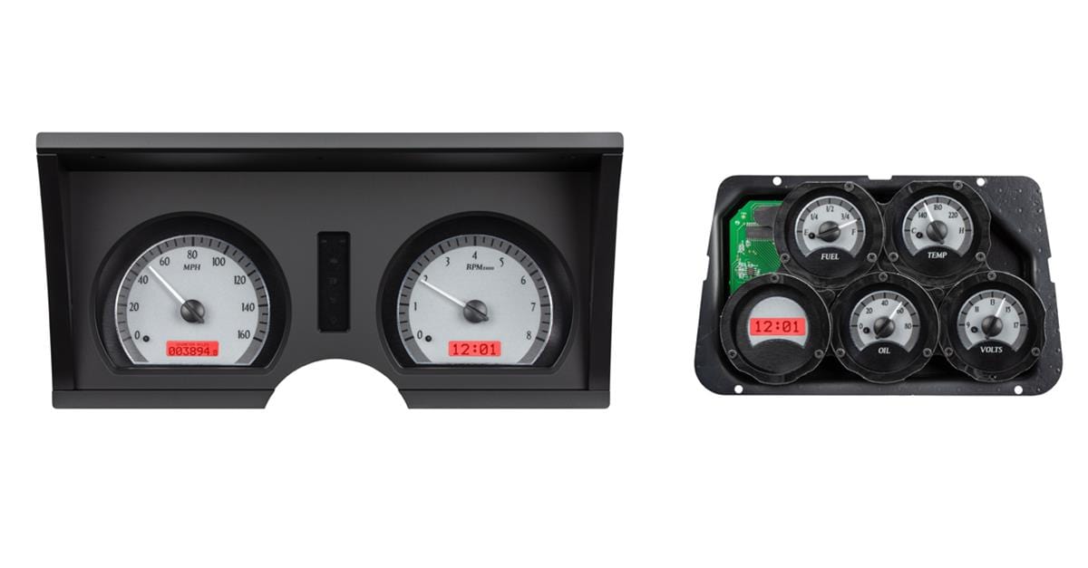 Dakota Digital Dakota Digital VHX Series Direct-Fit Analog Gauge Systems VHX-78C-VET-S-R Autofit