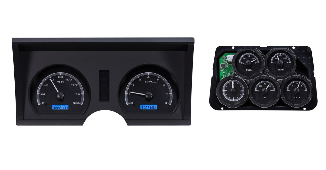 Dakota Digital Dakota Digital VHX Series Direct-Fit Analog Gauge Systems VHX-78C-VTA-K-B Autofit