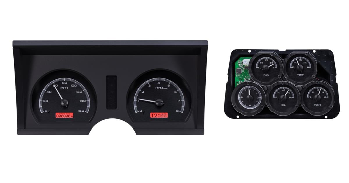 Dakota Digital Dakota Digital VHX Series Direct-Fit Analog Gauge Systems VHX-78C-VTA-K-R Autofit